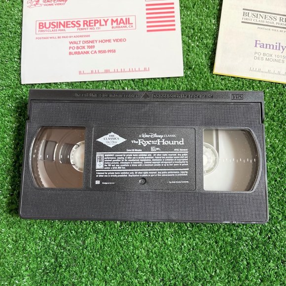 The Fox and The Hound Disney Classic Black Diamond Collection VHS Tested Vintage - Picture 7 of 13
